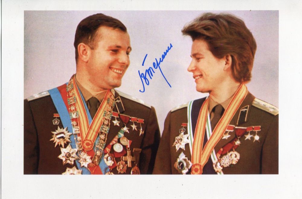 Lot 874: Soviet Cosmonaut and the first ever woman in...