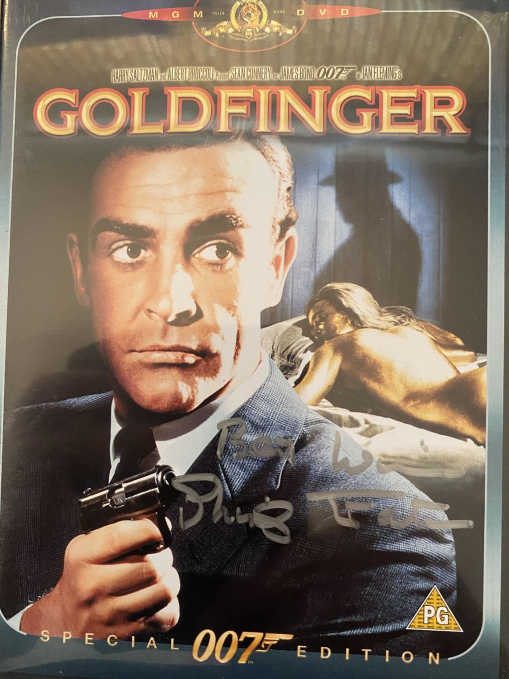 Lot 890: 007 James Bond movie Goldfinger DVD complete with...