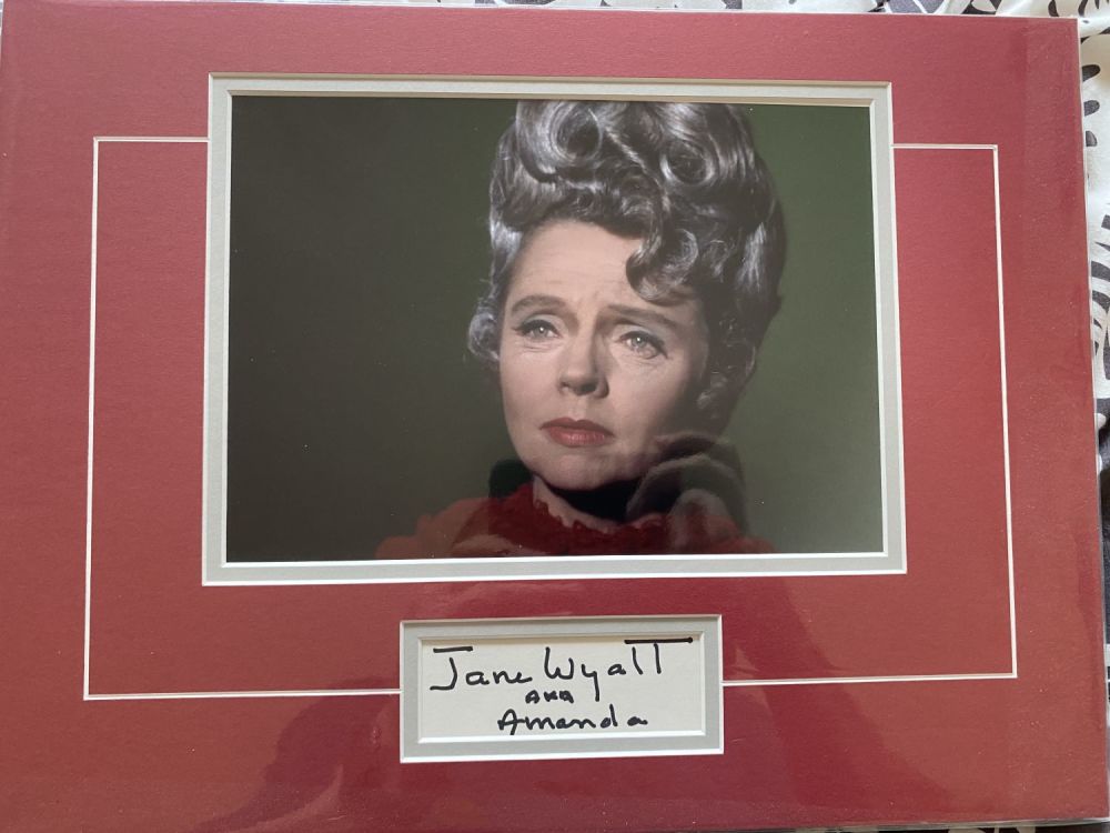 Lot 904: Star Trek actress Jane Wyatt as Amanda (Spock's...