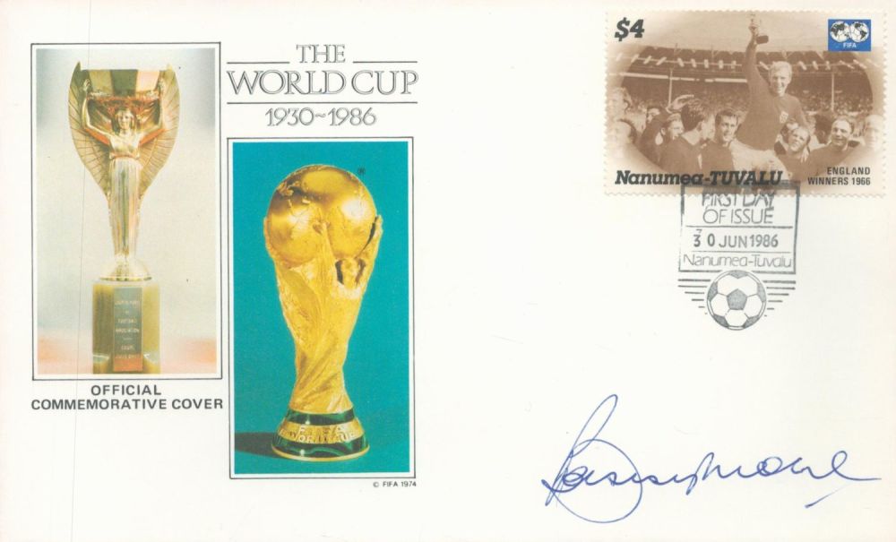 Lot 13: Bobby Moore signed 1986 Tuvalu World Cup football...