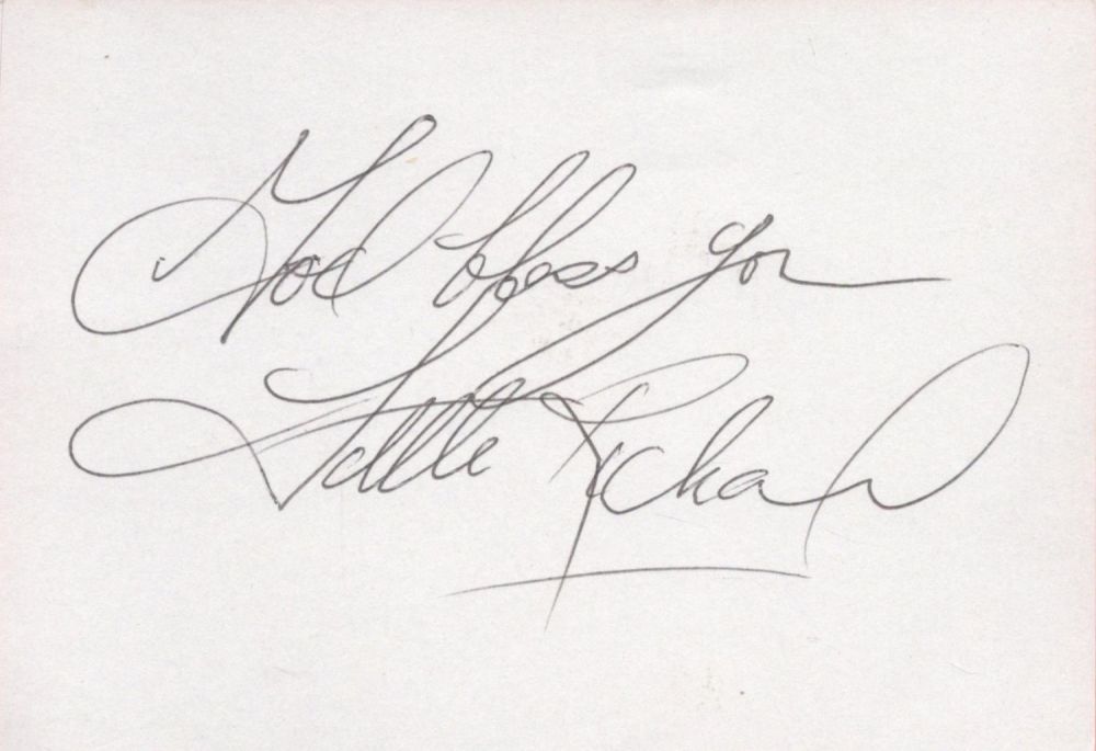 Lot 54: Music Little Richard signed 6 x 4 white...