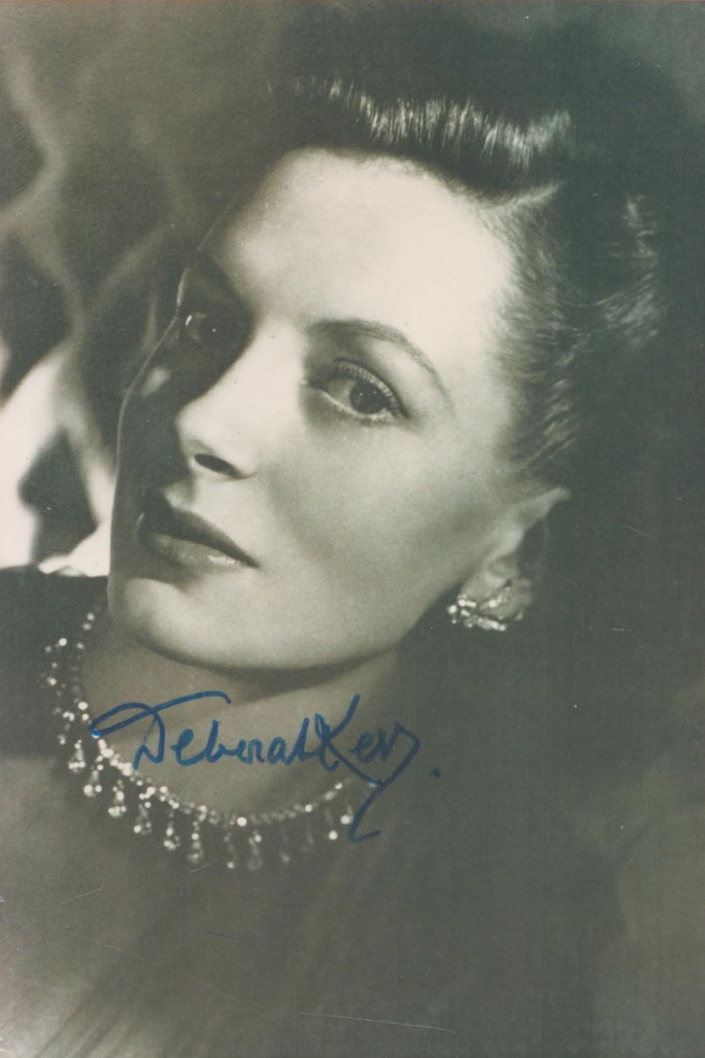 Lot 55: Actress Deborah Kerr signed 6 x 4 inch...
