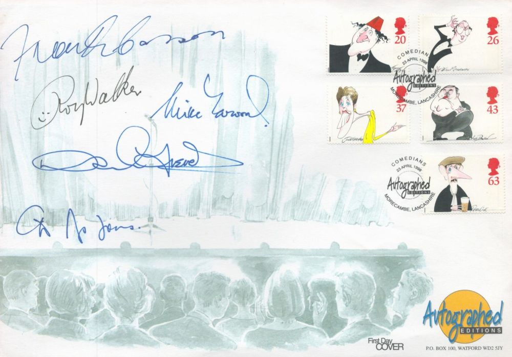 Lot 59: Comedy legends multiple signed 1998 Autographed editions comedians...