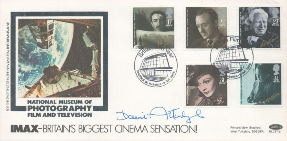 Lot 61: David Attenborough signed Rare Benham 1985 Imax Films...
