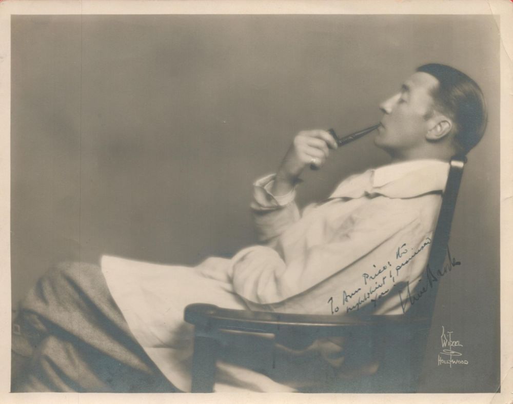 Lot 70: Sherlock Holmes Clive Brook signed vintage sepia 10...