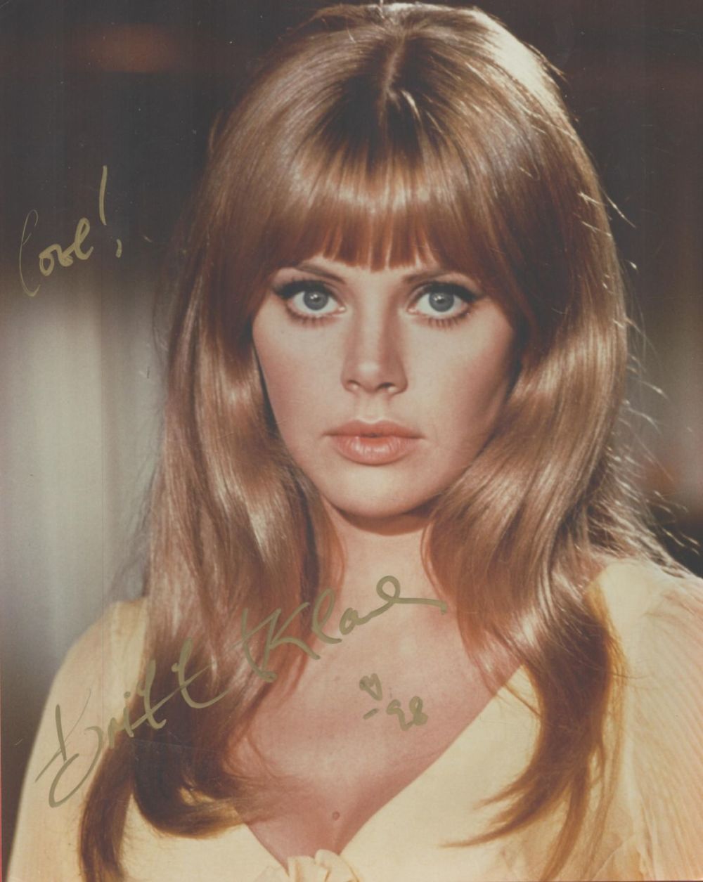Lot 99: James Bond Britt Ekland signed 10 x 8...