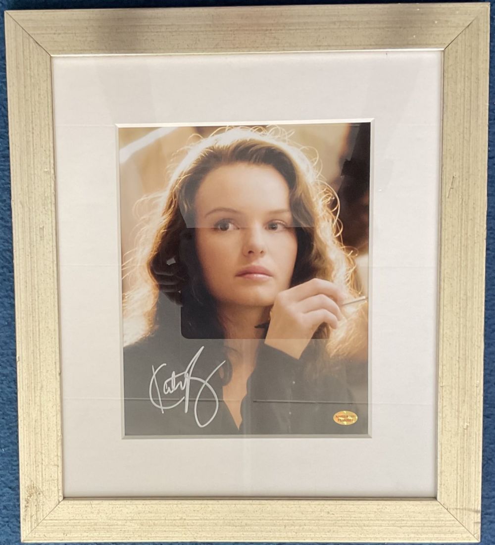 Lot 147: Kate Bosworth Actress Signed 14x16 Framed Photo. Good...