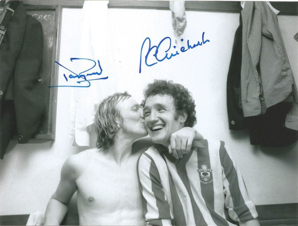 Lot 446: Football David Peach and Paul Gilchrist Southampton 1976...