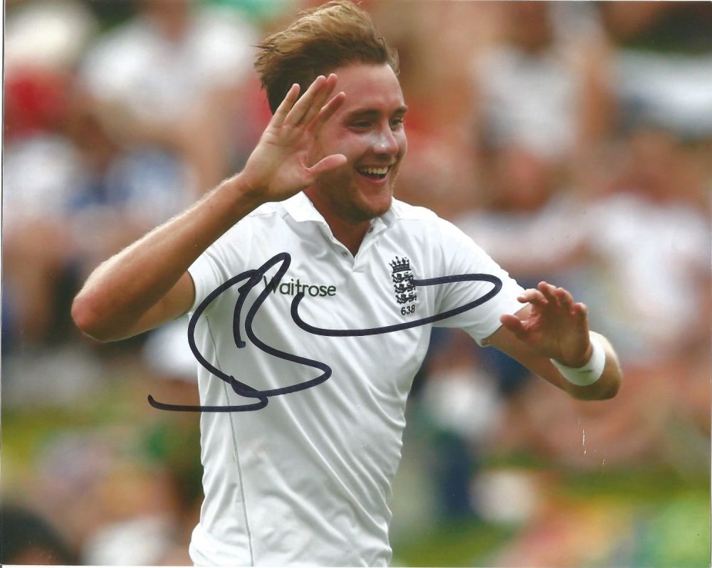 Lot 447: Cricket Chris Broad signed 10x8 colour photo pictured...