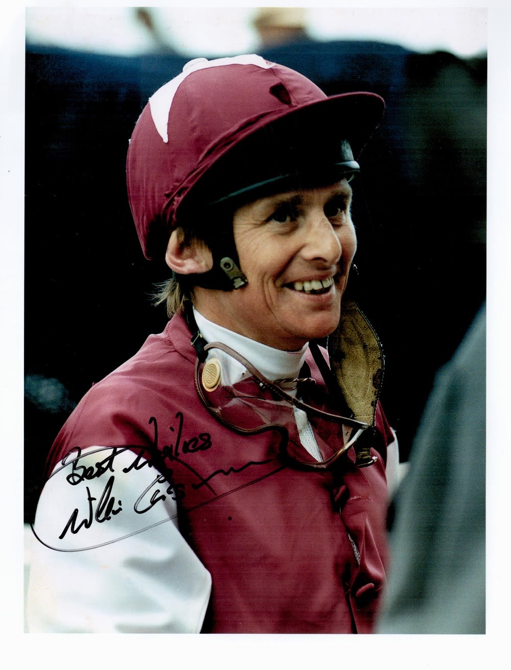 Lot 455: Horse Racing Willie Carson signed 10x8 colour photo....