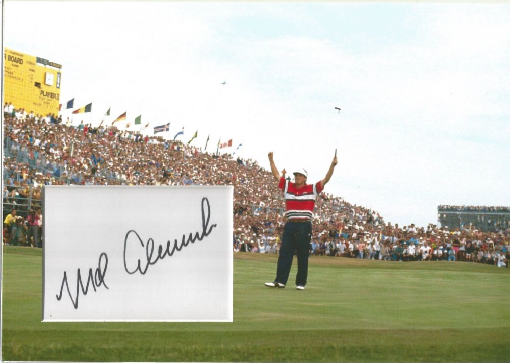 Lot 457: Golf Mark Calcavecchia 12x10 matted signature piece pictured...