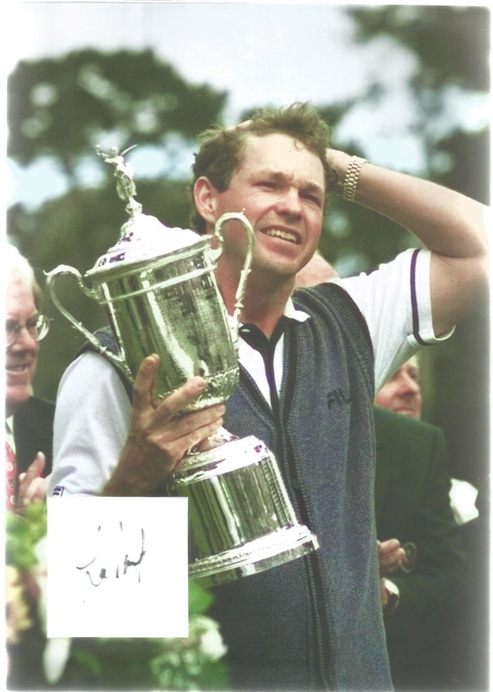 Lot 458: Golf Lee Janzen 12x10 matted signature piece includes...