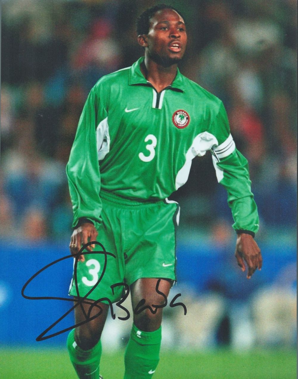 Lot 479: Celestine Babayaro signed 12x8 colour photo pictured in...
