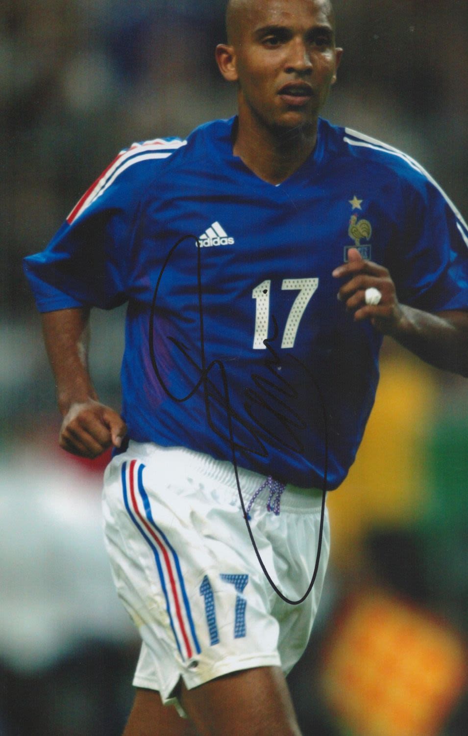 Lot 480: Olivier Dacourt signed 12x8 colour photo pictured in...