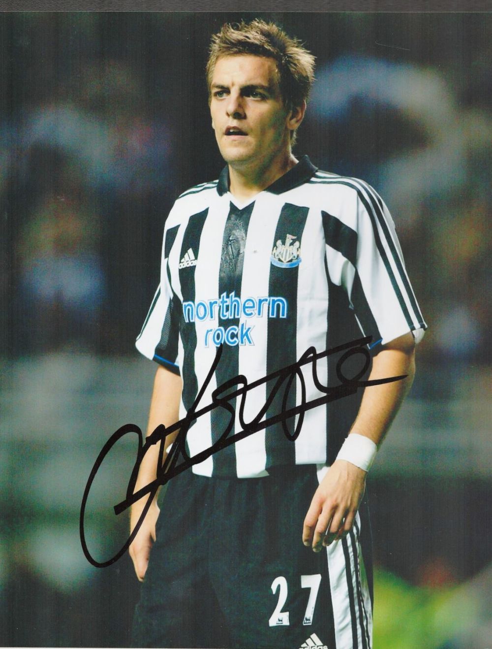 Lot 486: Jonathan Woodgate signed Newcastle United 10x8 colour photo....