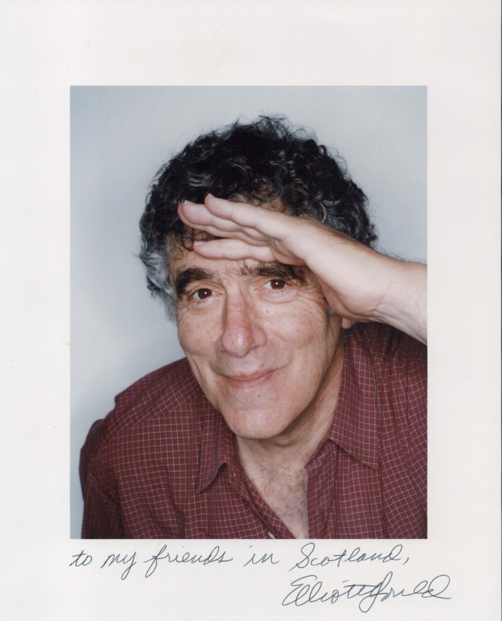 Lot 489: Actor, Elliott Gould signed 10x8 colour photograph with...