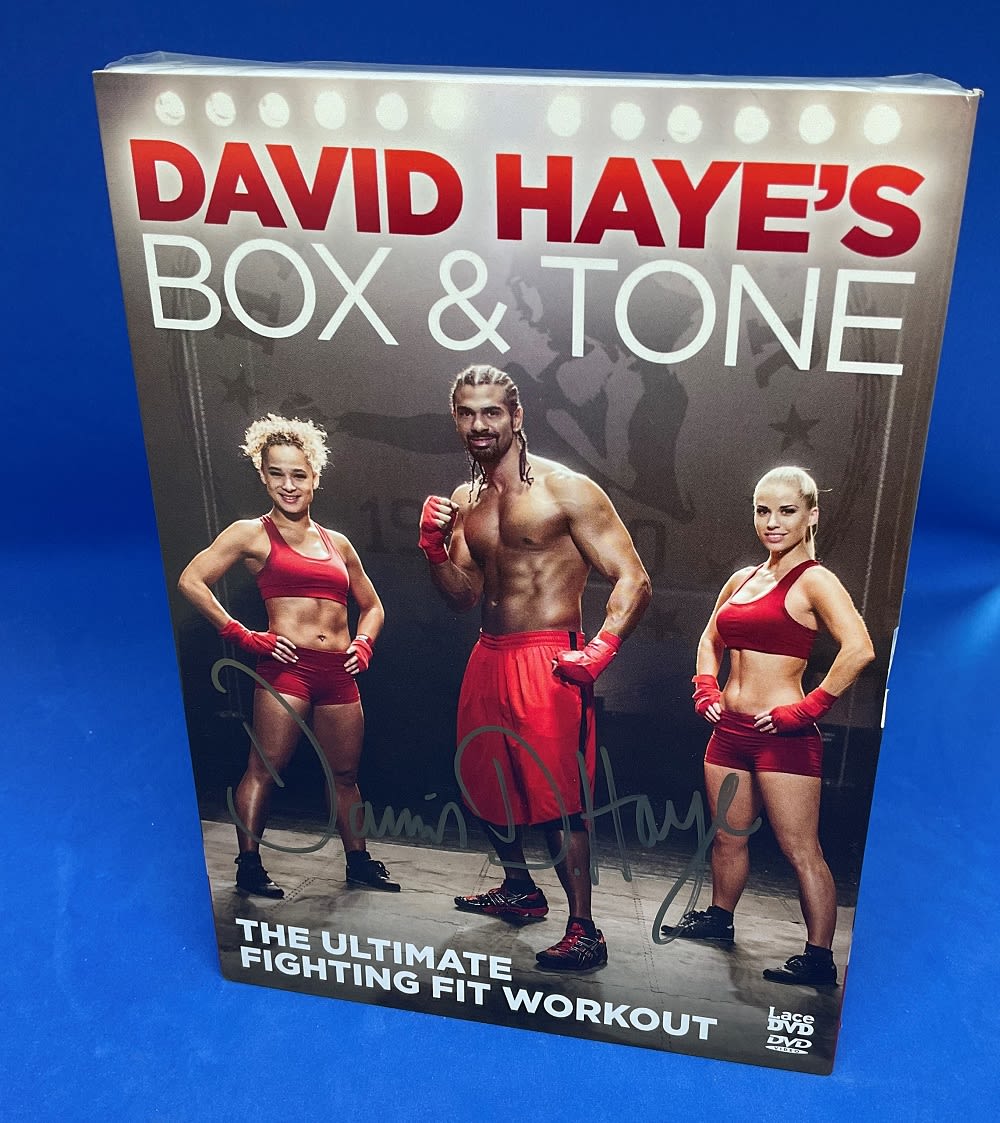 Lot 571: Boxing David Haye Signed David Haye's Box and...