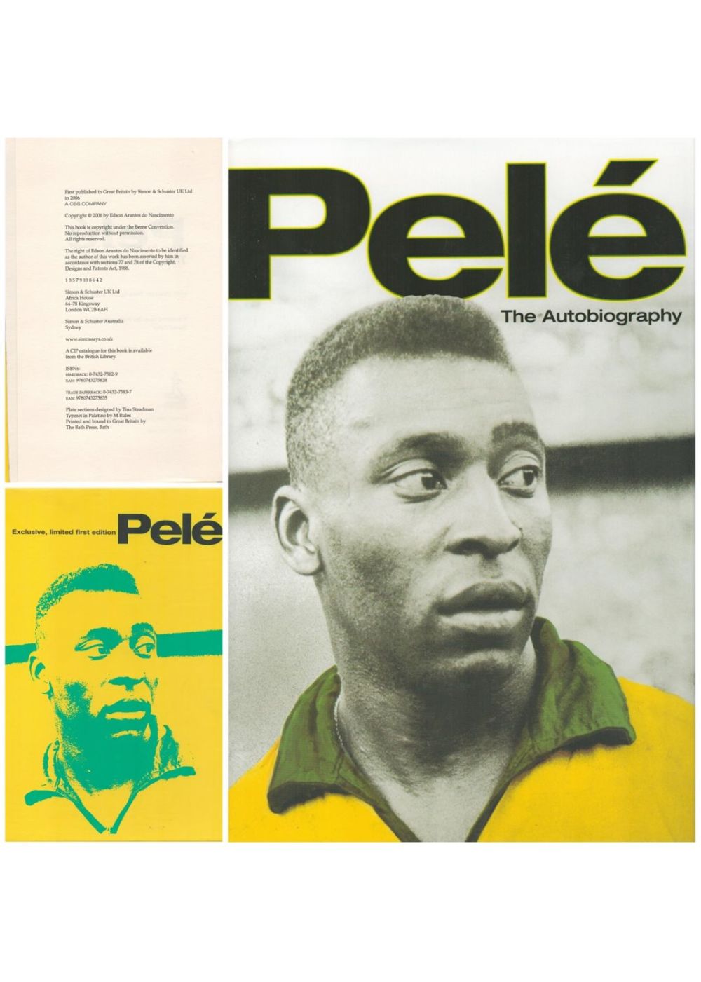Lot 662: Pele- The Autobiography Book. First Edition Hardback book,...