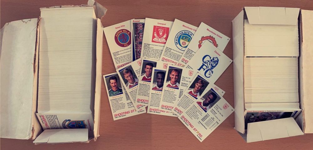 Lot 665: Shooting Stars Trading Cards Complete Set From 91/92...
