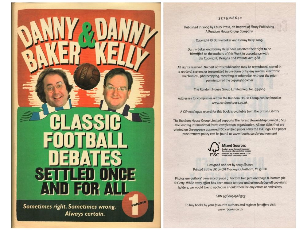 Lot 676: Classic Football Debates Settled Once And For All...