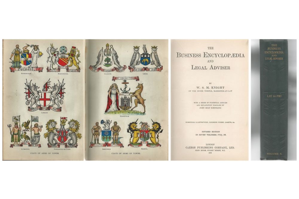 Lot 680: The Business Encyclopaedia And Legal Adviser Volume 4...