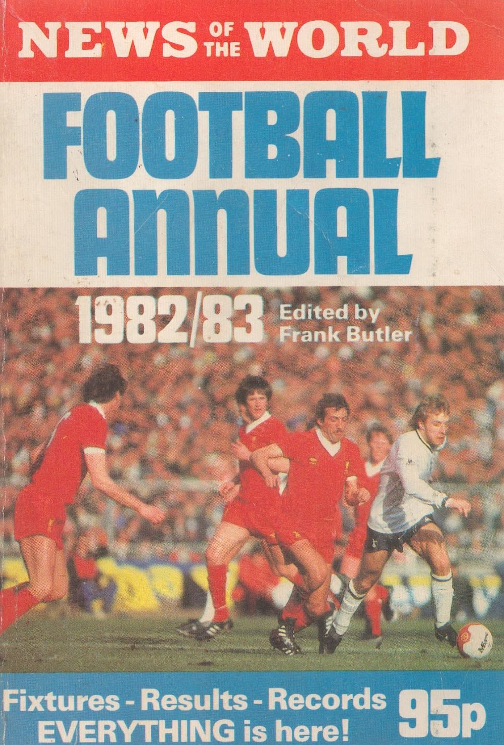 Lot 682: Football, Vintage 1982/ 83 Football Annual with fixtures,...