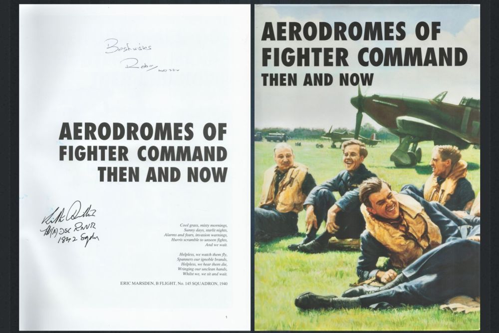 Lot 698: WW2 Keith Miller RNVR DSC Signed Robin J...