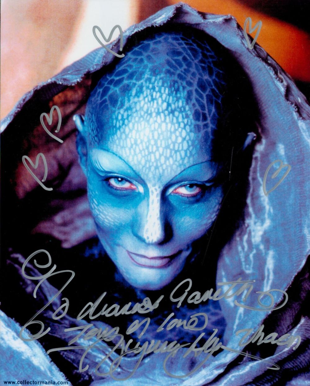 Lot 714: Virginia Hey signed 10x8 colour photo. Dedicated. Good...
