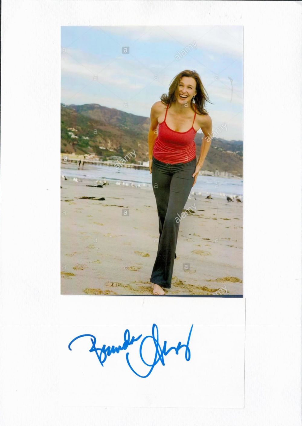 Lot 718: Brenda Strong 12x8 signature piece includes colour photo...