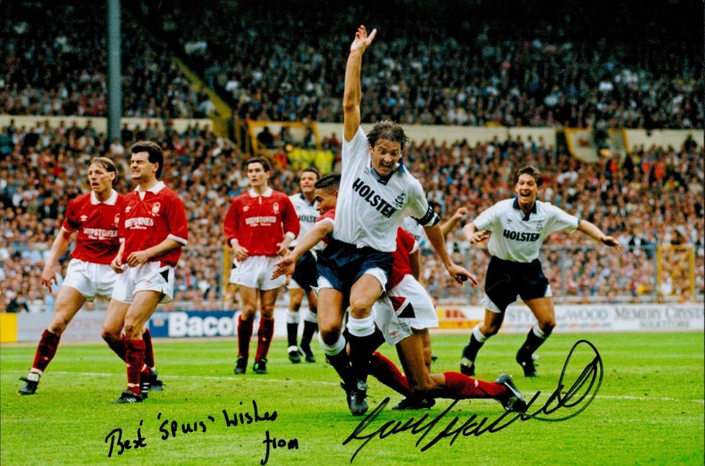 Lot 750: Gary Mabbutt signed Tottenham Hotspur 12x8 colour photo....
