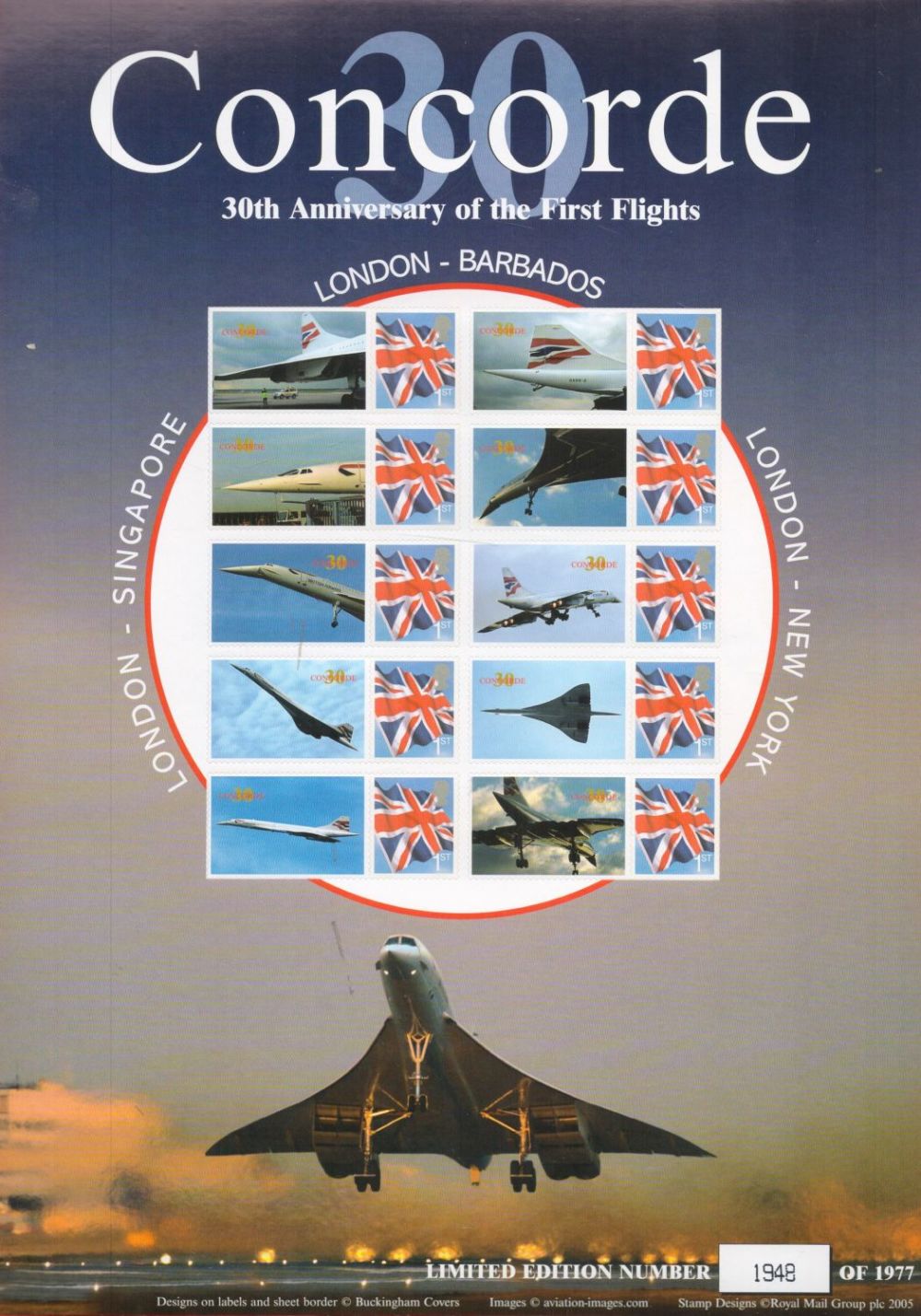 Lot 16: Concorde 30th Anniversary Of The First Flights Limited...