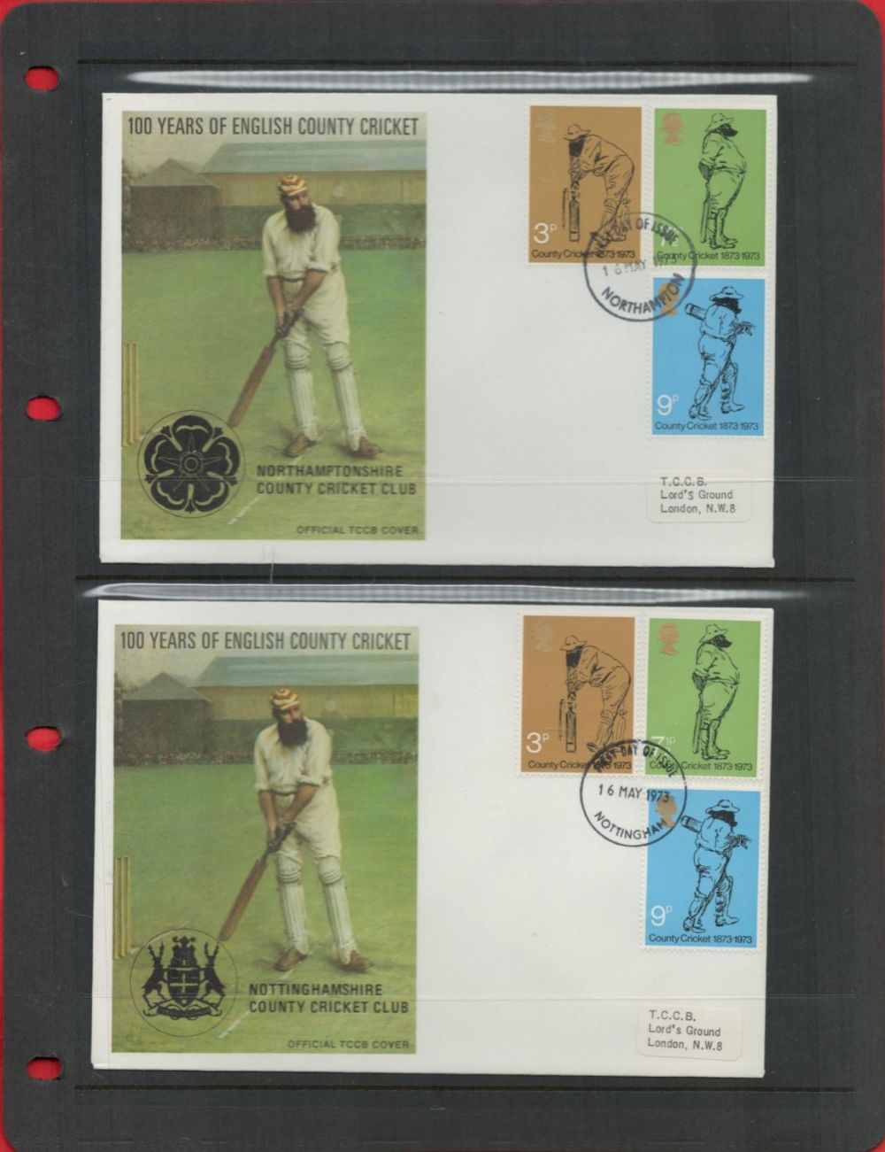 Lot 98: 100 Years of English County Cricket First Day...