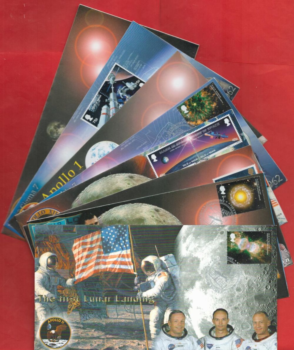 Lot 117: 8 x N.A.S.A. Apollo Missions Limited Edition FDCs...