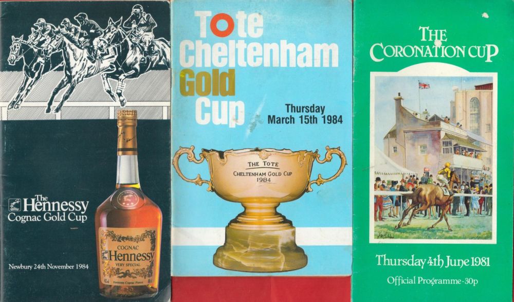 Lot 118: 3 x Official Horse Racing Programmes including The...