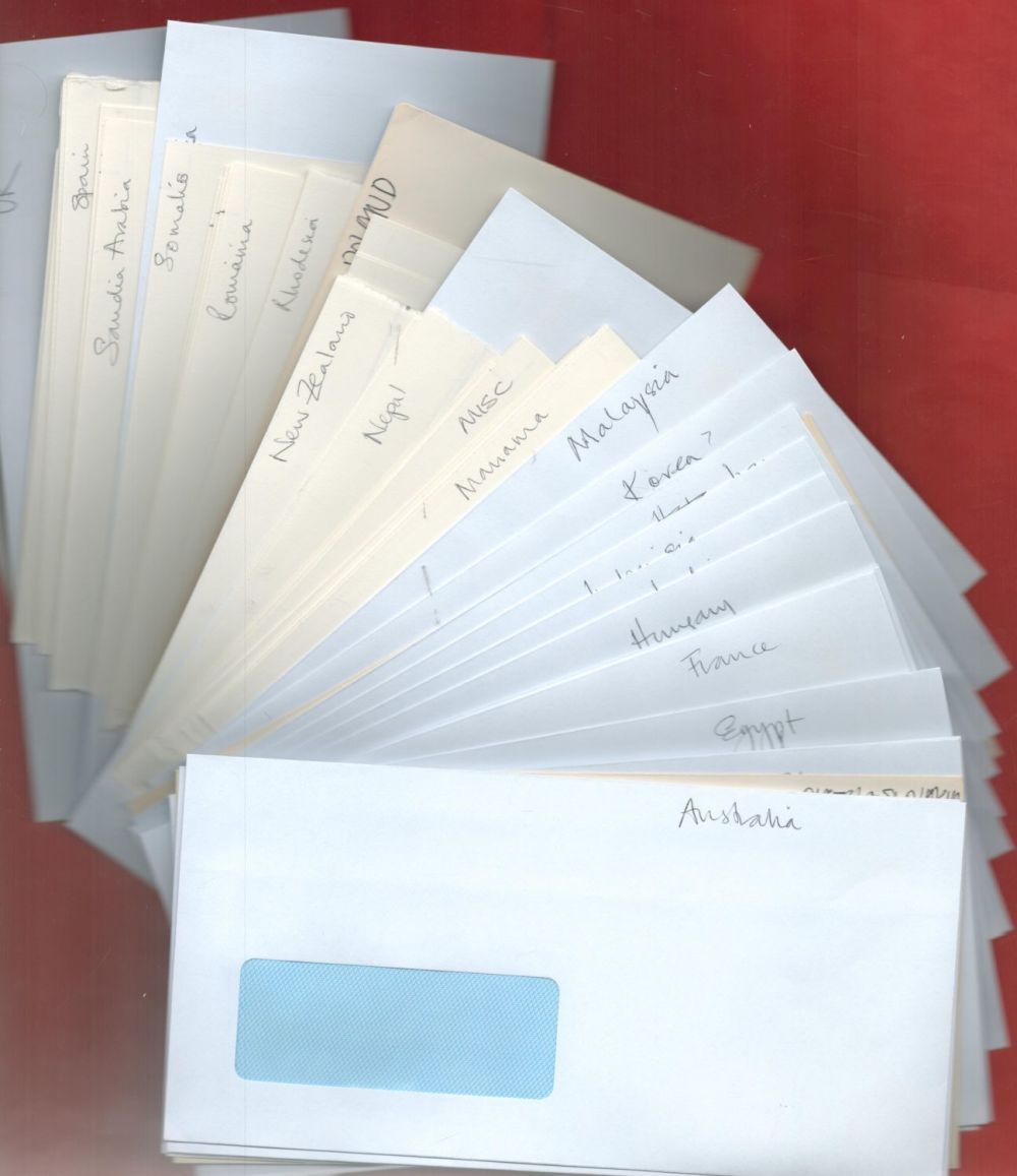 Lot 119: Worldwide Used and Mint Stamps already sorted into...