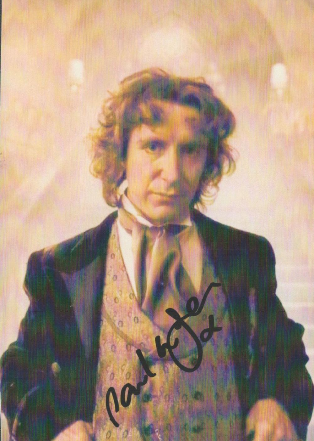 Lot 77: Paul McGann signed 6x4 colour photo. McGann (born...