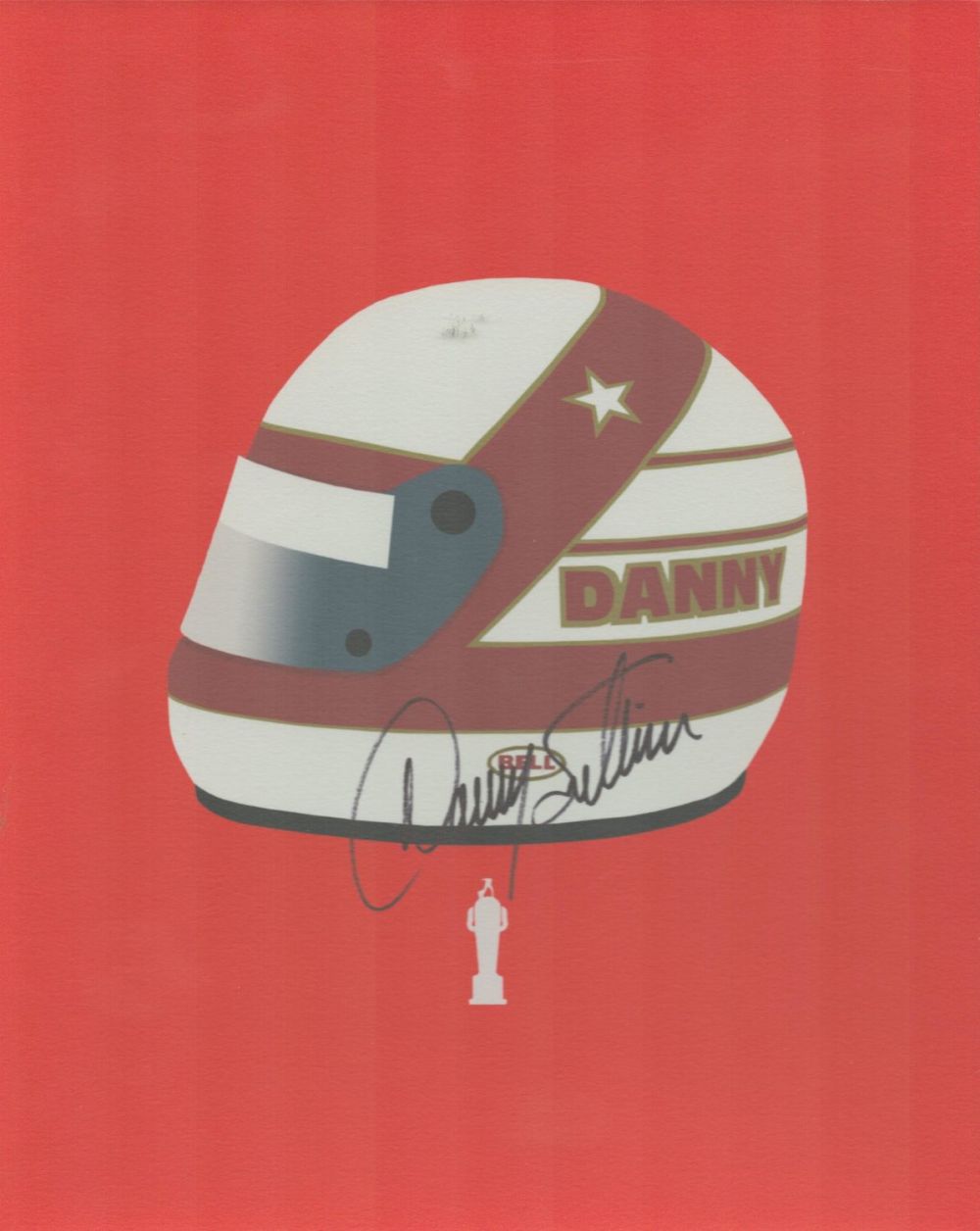 Lot 182: Danny Sullivan signed 10x8 personalised mount. Sullivan III...