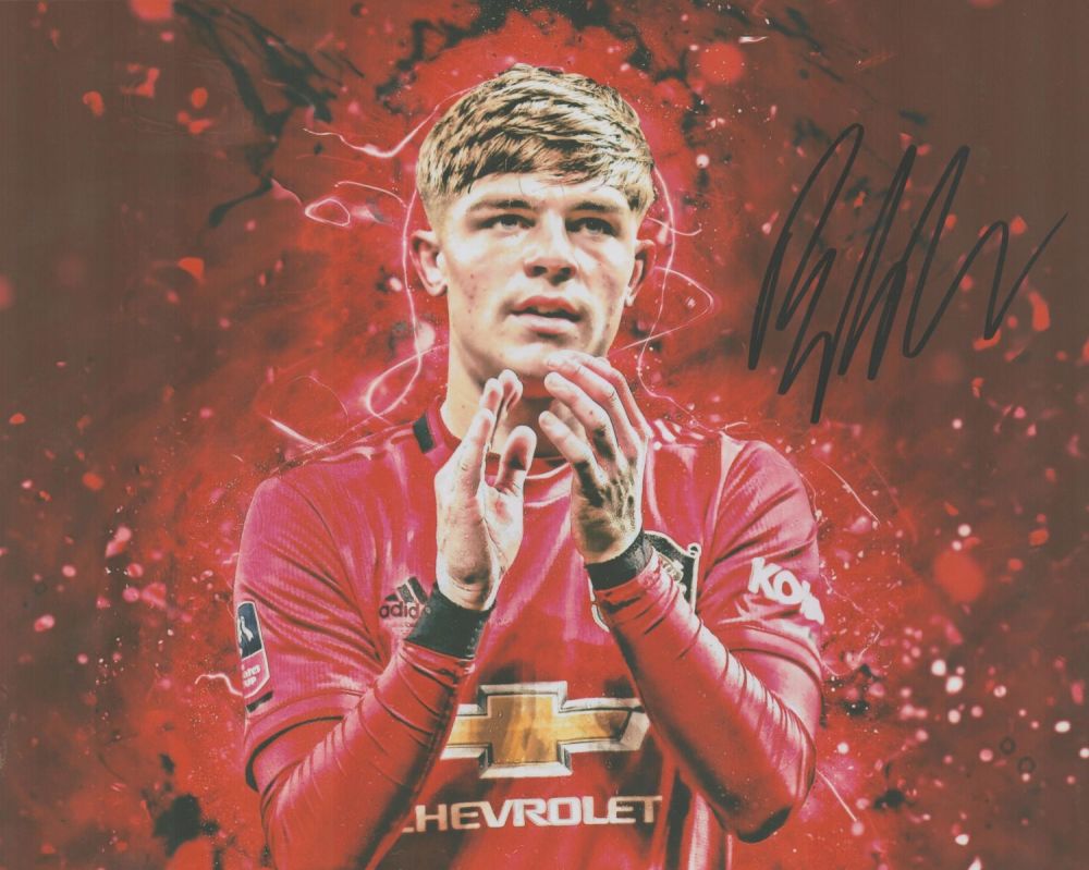 Lot 184: Brandon Williams signed 10x8 Man United colour photo....