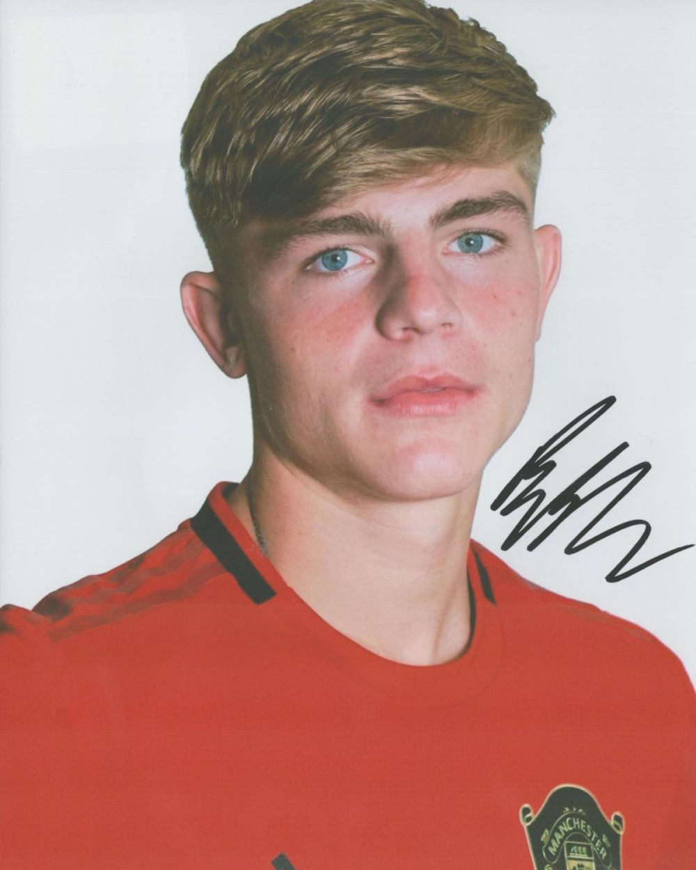 Lot 185: Brandon Williams signed 10x8 Man United colour photo....