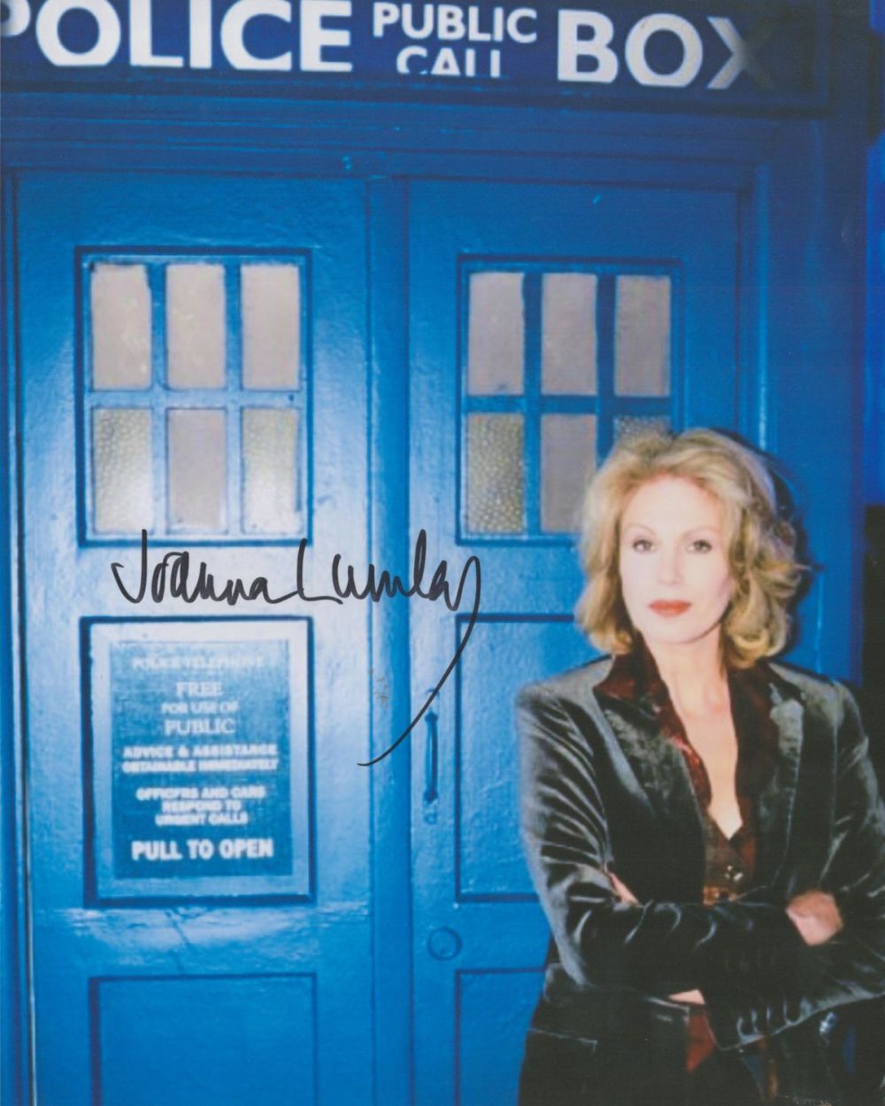 Lot 233: Joanna Lumley signed 10x8 colour photo. Lumley DBE...