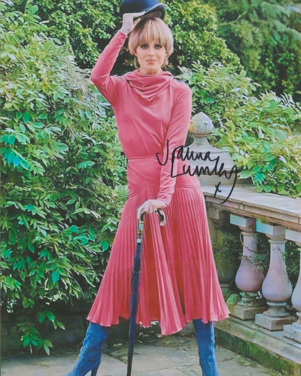 Lot 234: Joanna Lumley signed 10x8 colour photo. Lumley DBE...