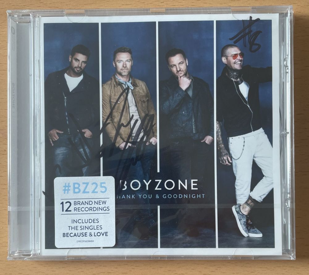 Lot 249: Boyzone multi signed CD. In original film. CD...