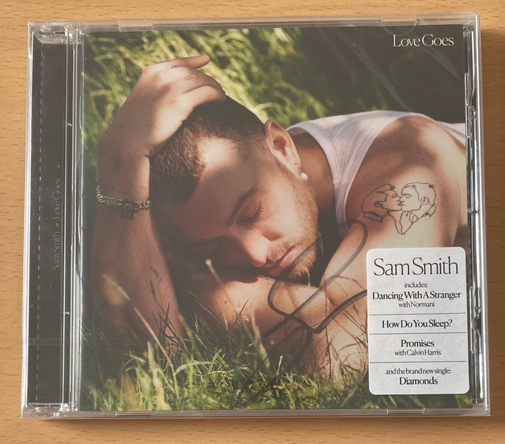 Lot 252: Sam Smith signed CD. In original film. CD...