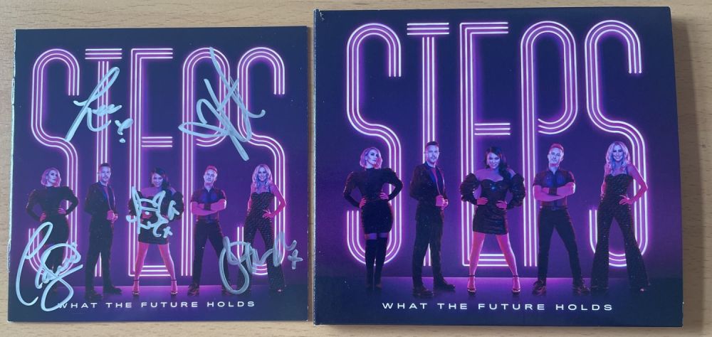 Lot 255: Steps Multi signed CD insert with unsigned CD....