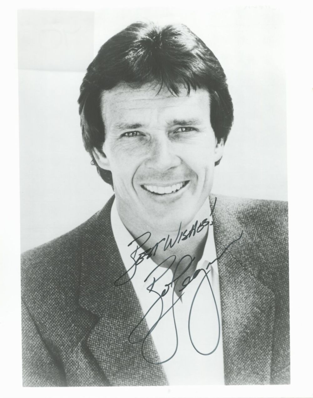 Lot 70: Bob Seagren signed 10x8 vintage black and white...