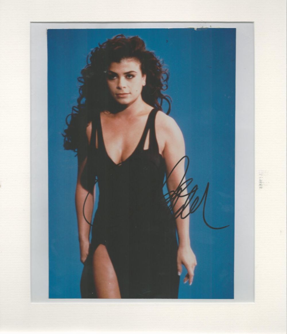 Lot 83: Paula Abdul signed 10x8 overall mounted colour photo....