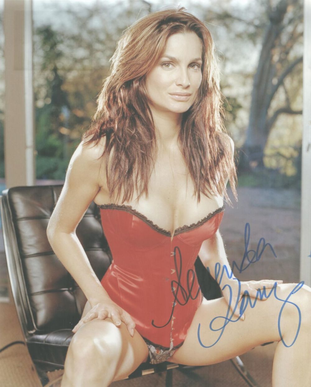 Lot 84: Alexandra Kamp signed 10x8 colour glamour photo. Alexandra...