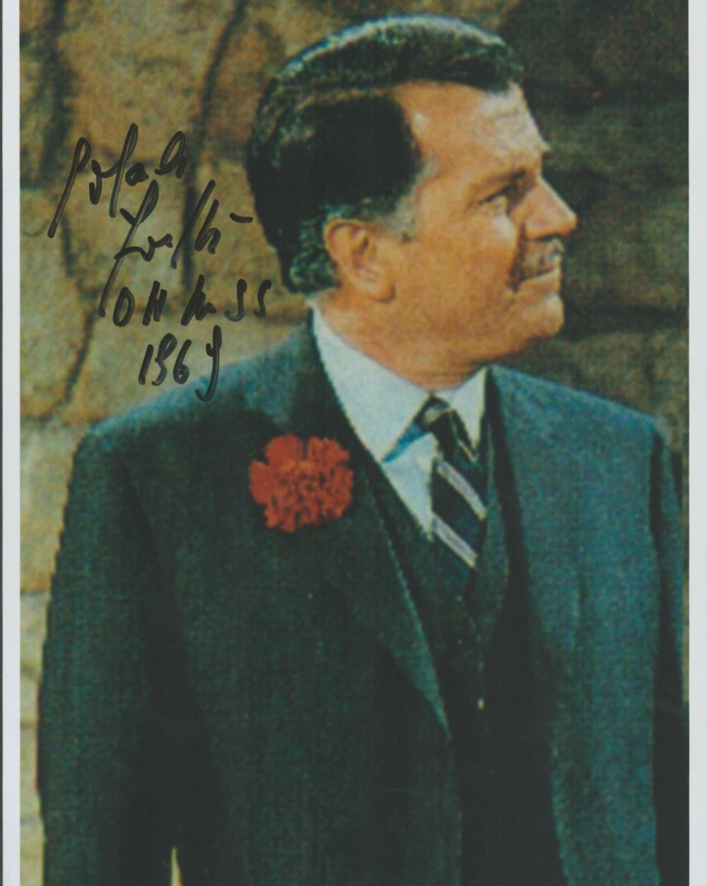 Lot 105: Gabriele Ferzetti signed 10x8 colour photo. Ferzetti starred...