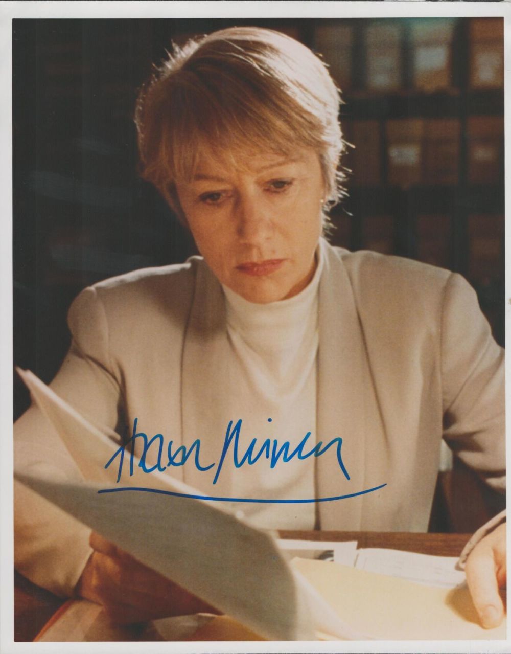 Lot 115: Helen Mirren signed 10x8 colour photo. Dame Helen...