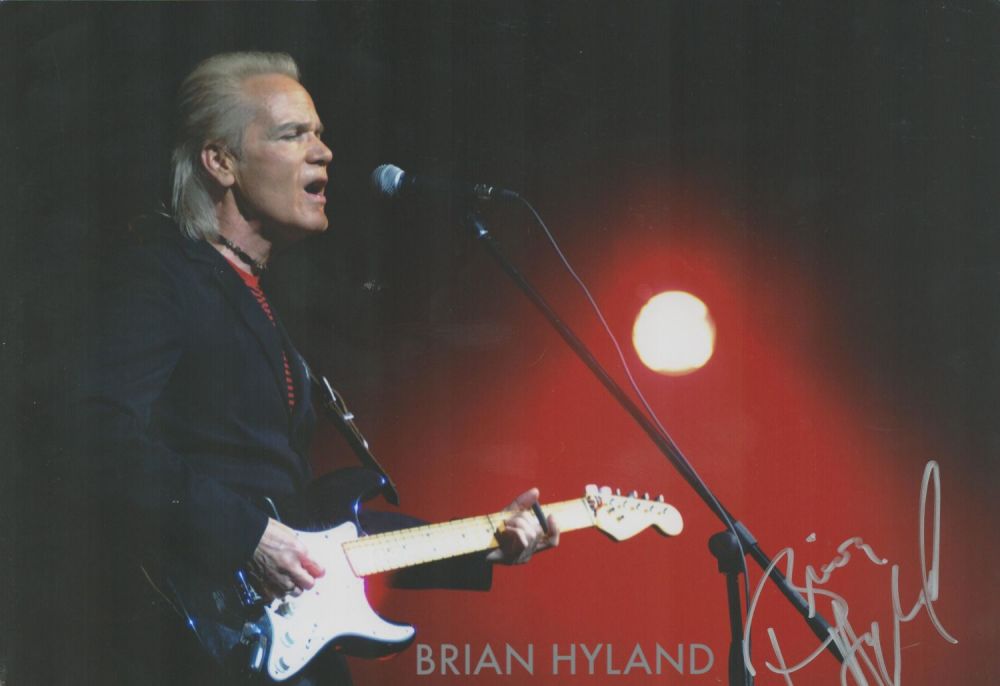 Lot 198: Brian Hyland signed 10x8 colour photo. American pop...
